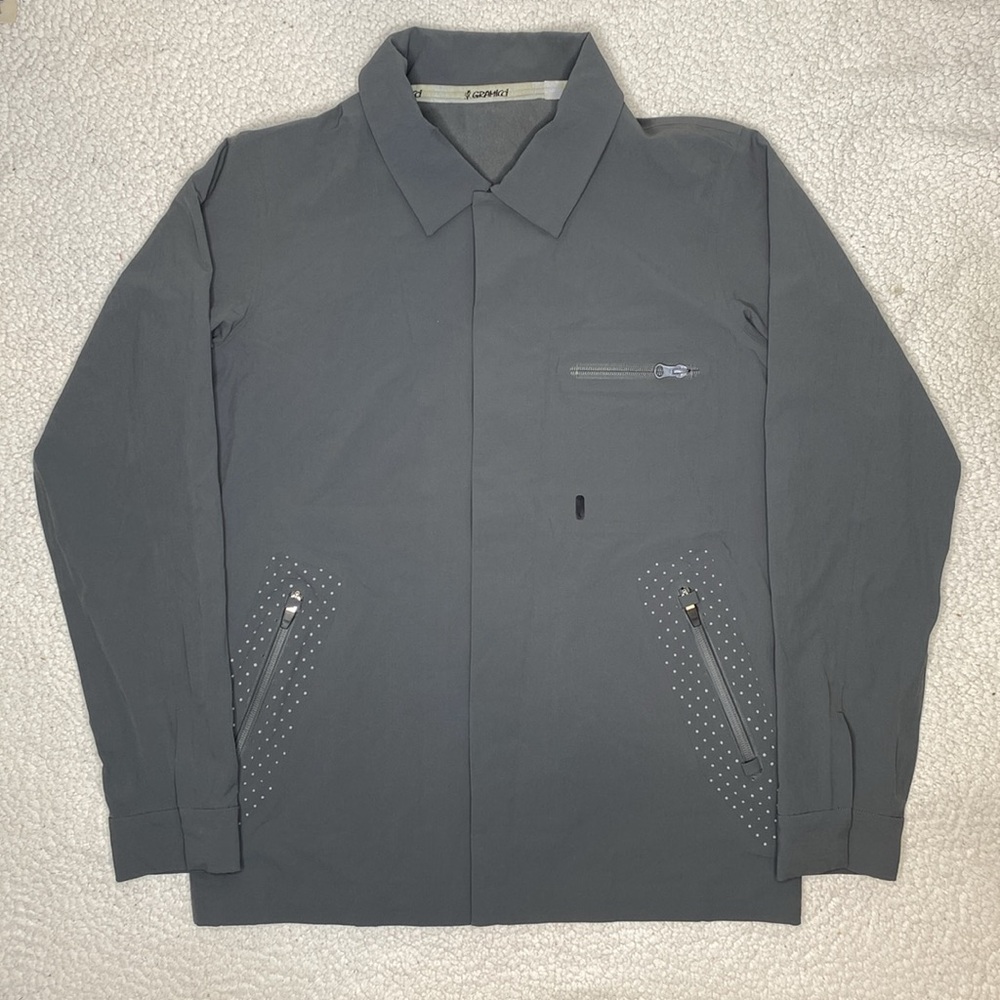 Gramicci Grey Pertex Stretch Technical Jacket: Size Extra Small